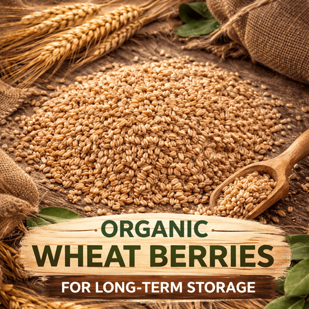 Organic Wheat Berries for Long-Term Storage: Shelf Life, Safety, and Tips