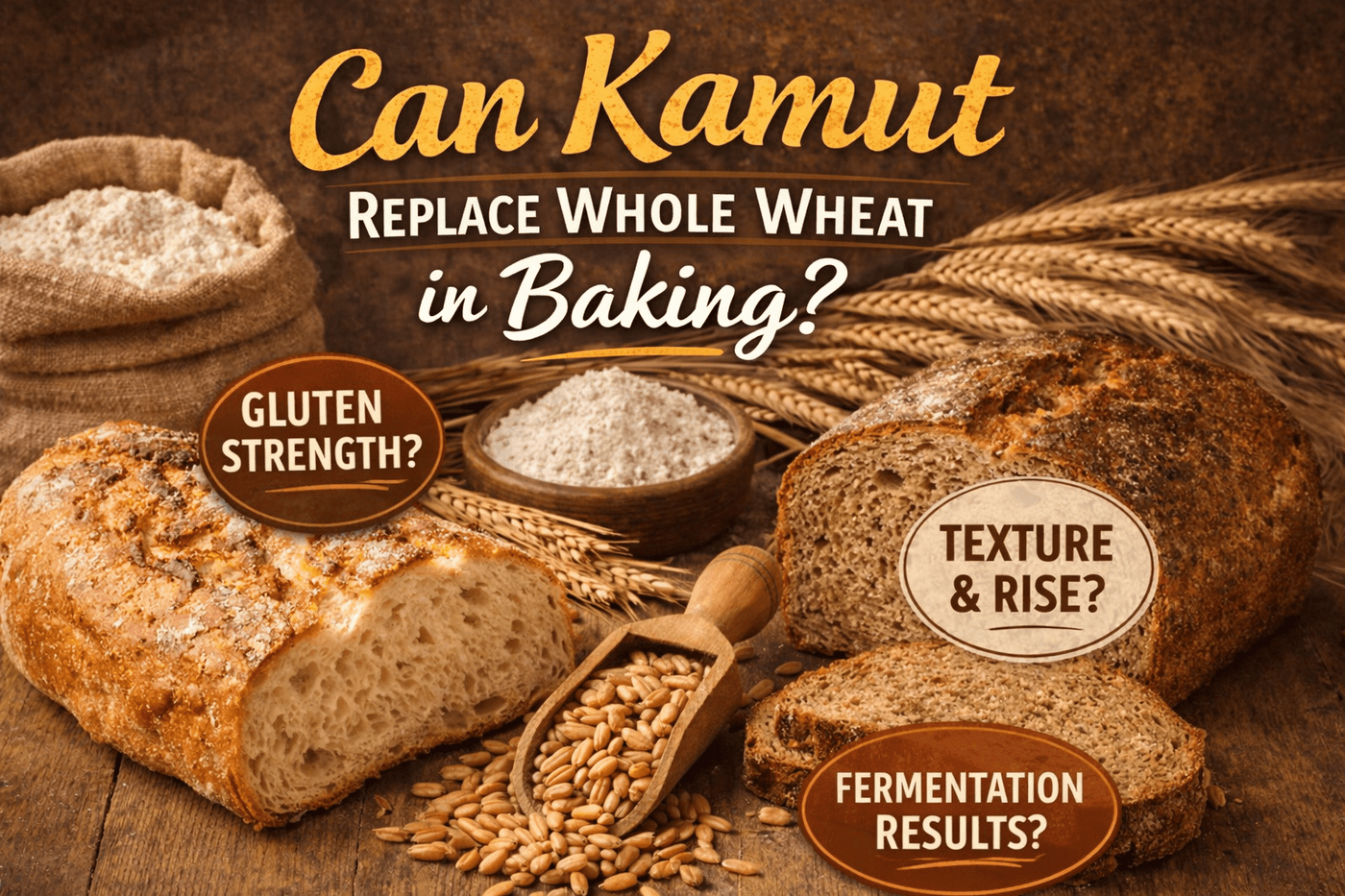 Can Kamut Replace Whole Wheat in Baking? Gluten Strength, Texture, and Fermentation Performance Tested - Country Life Natural Foods
