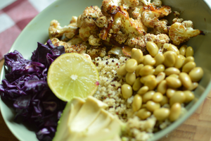 Teriyaki Cauliflower Bowl Filled with Texture and Plant Goodness