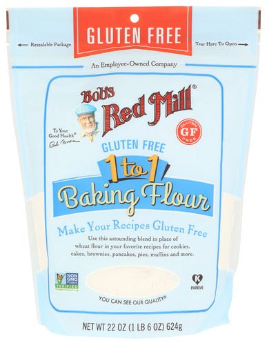 1-1 Baking Flour, Gluten-Free, 22 oz, Bob's Red Mill - Country Life Natural Foods