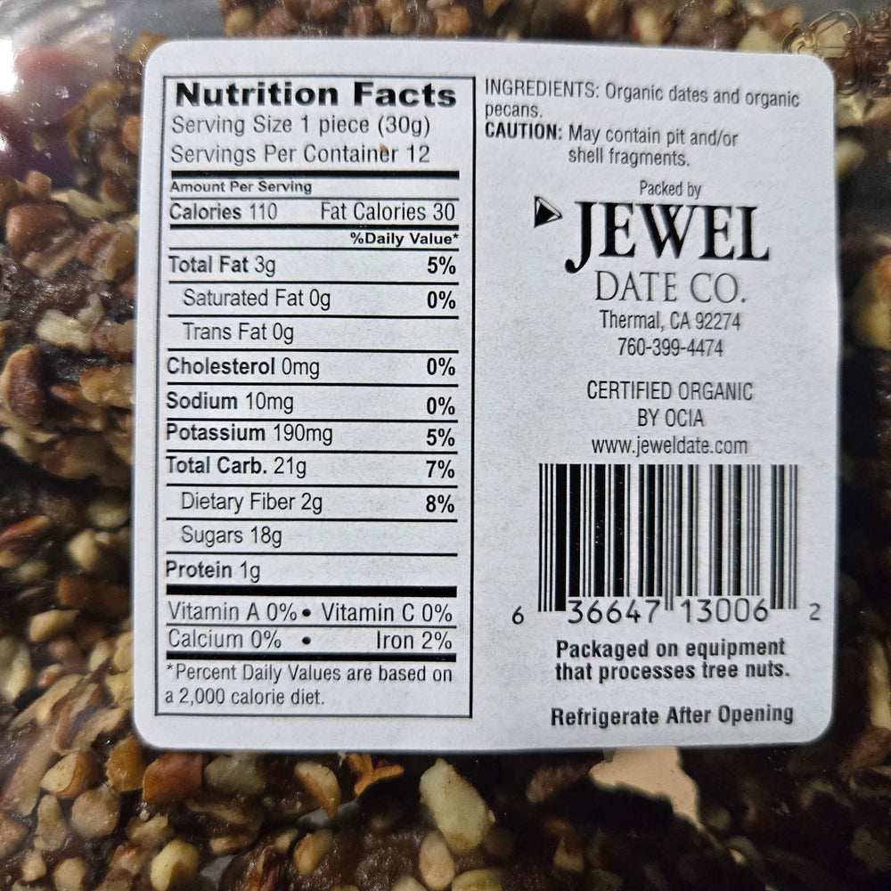 
                  
                    Date Pecan Logs, Organic - Country Life Natural Foods
                  
                