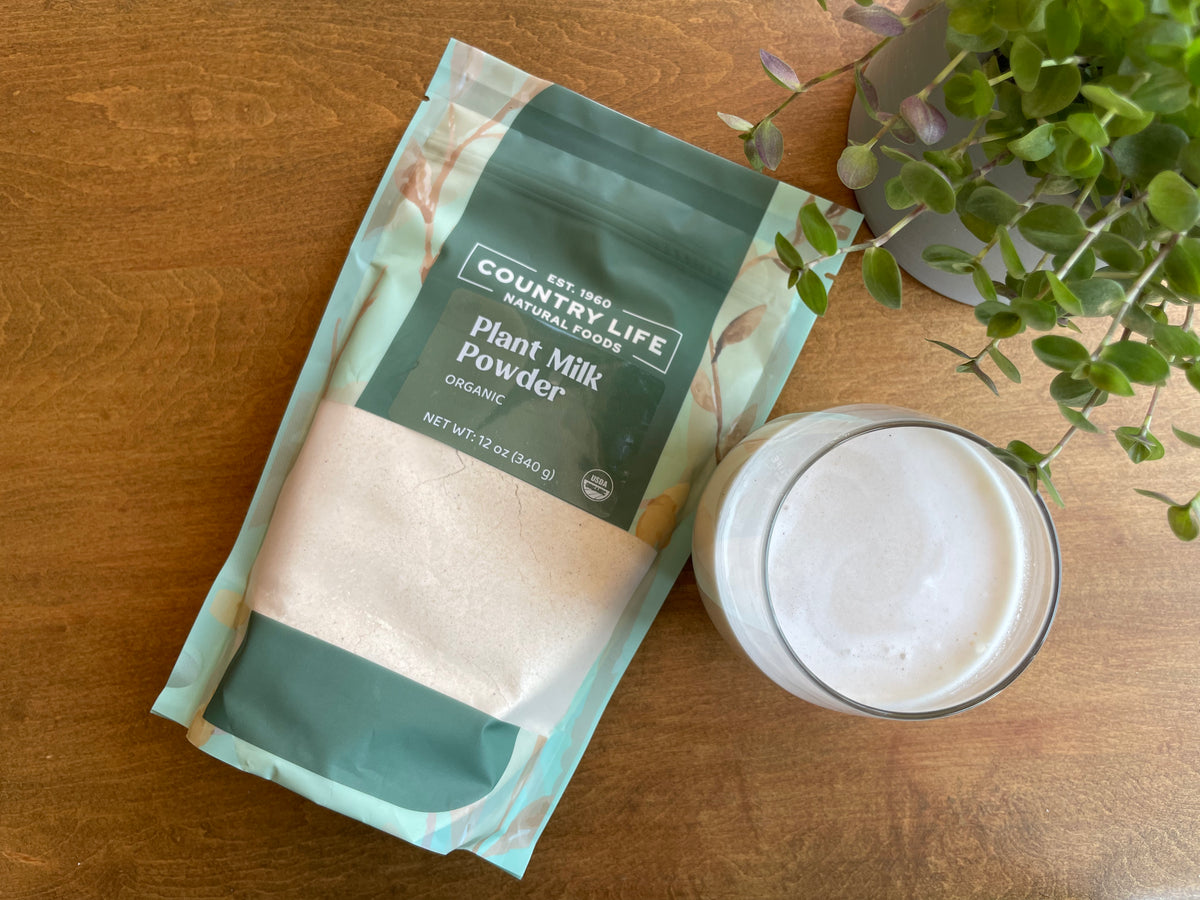 Plant Milk Powder, Organic, Dairy Substitutes - Country Life Natural Foods
