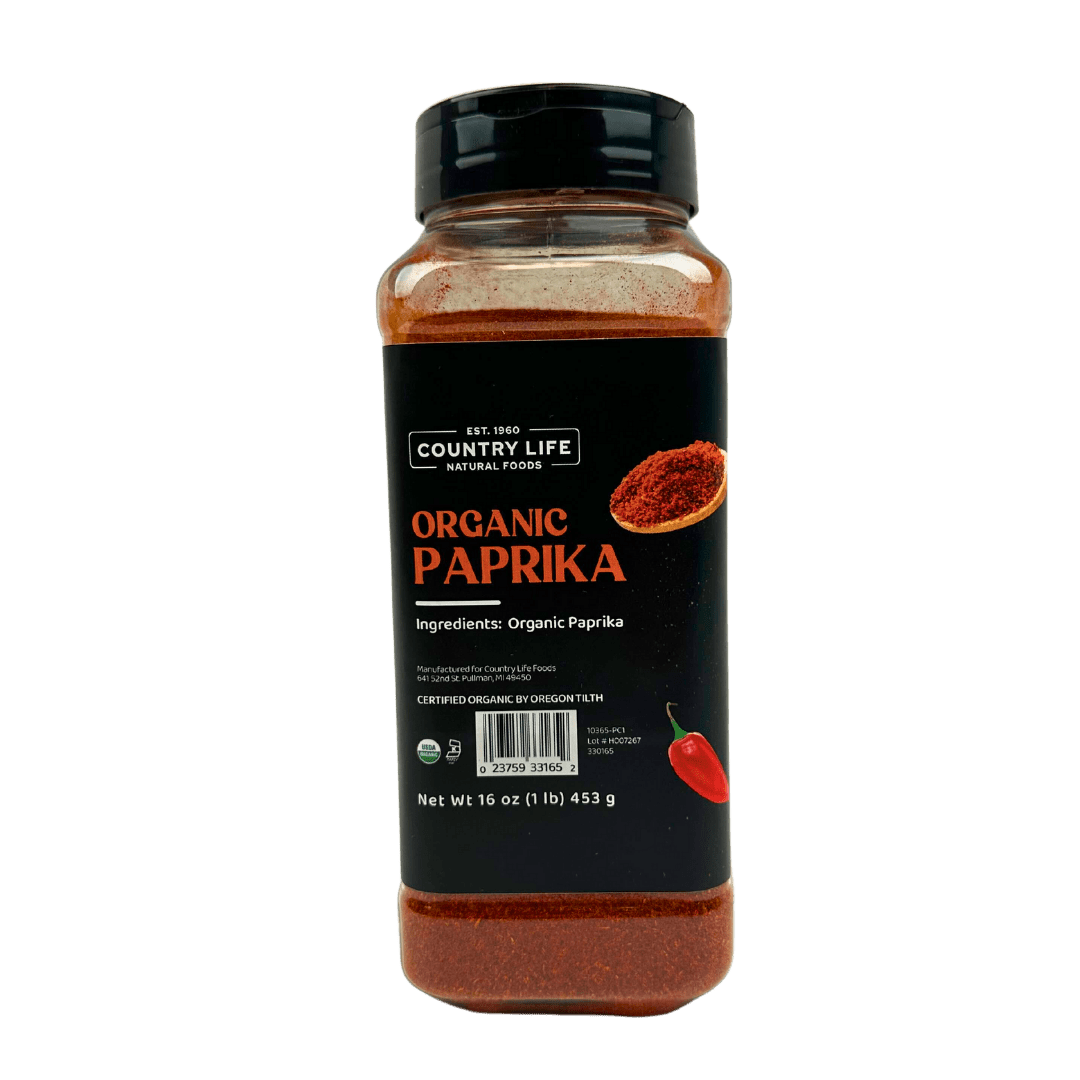 Paprika, Organic, Herbs Spices & Seasonings - Country Life Natural Foods