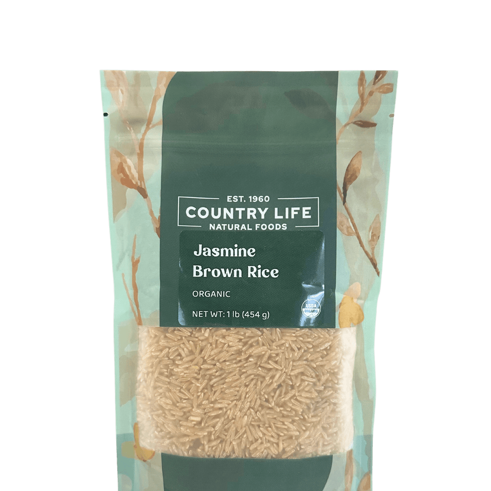 Jasmine Rice, Brown, Organic - Country Life Natural Foods
