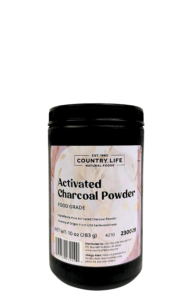 Charcoal Powder, Activated - Country Life Natural Foods