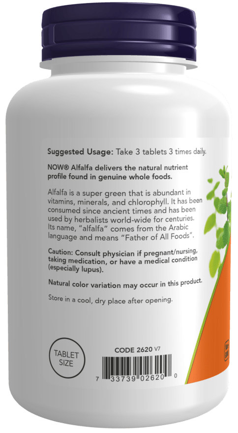 Alfalfa 650mg 250 Count, Vitamins & Supplements - Country Life Natural Foods