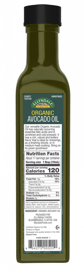 Avocado Cooking Oil, Organic, Oil & Vinegar - Country Life Natural Foods