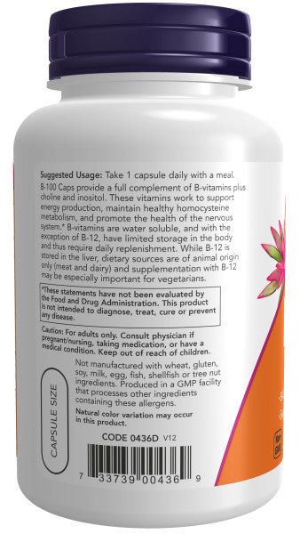 B-100, Vitamins & Supplements - Country Life Natural Foods