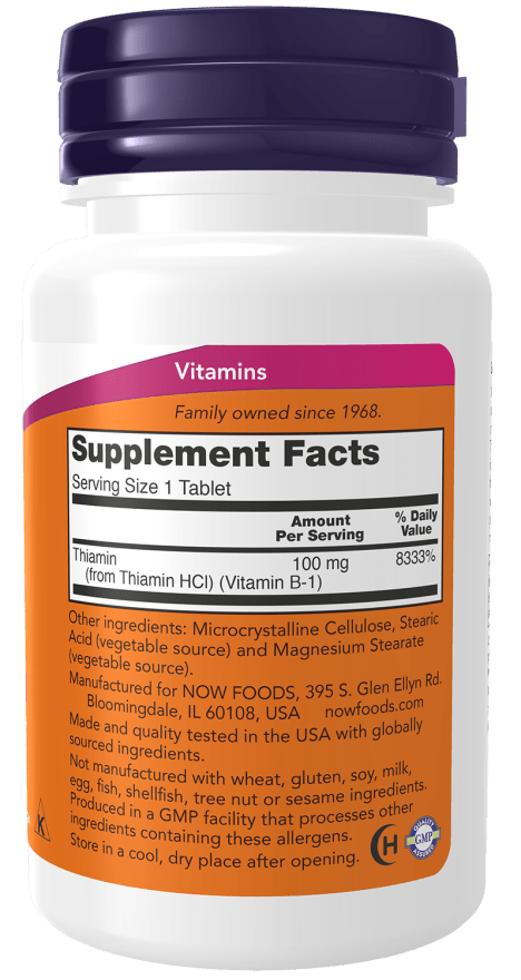 B-1 100mg, Vitamins & Supplements - Country Life Natural Foods