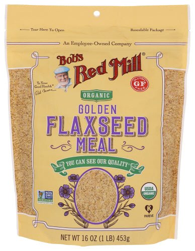Flaxseed Meal, Golden, Organic, Bob's Red Mill, Egg Replacers & Binders - Country Life Natural Foods