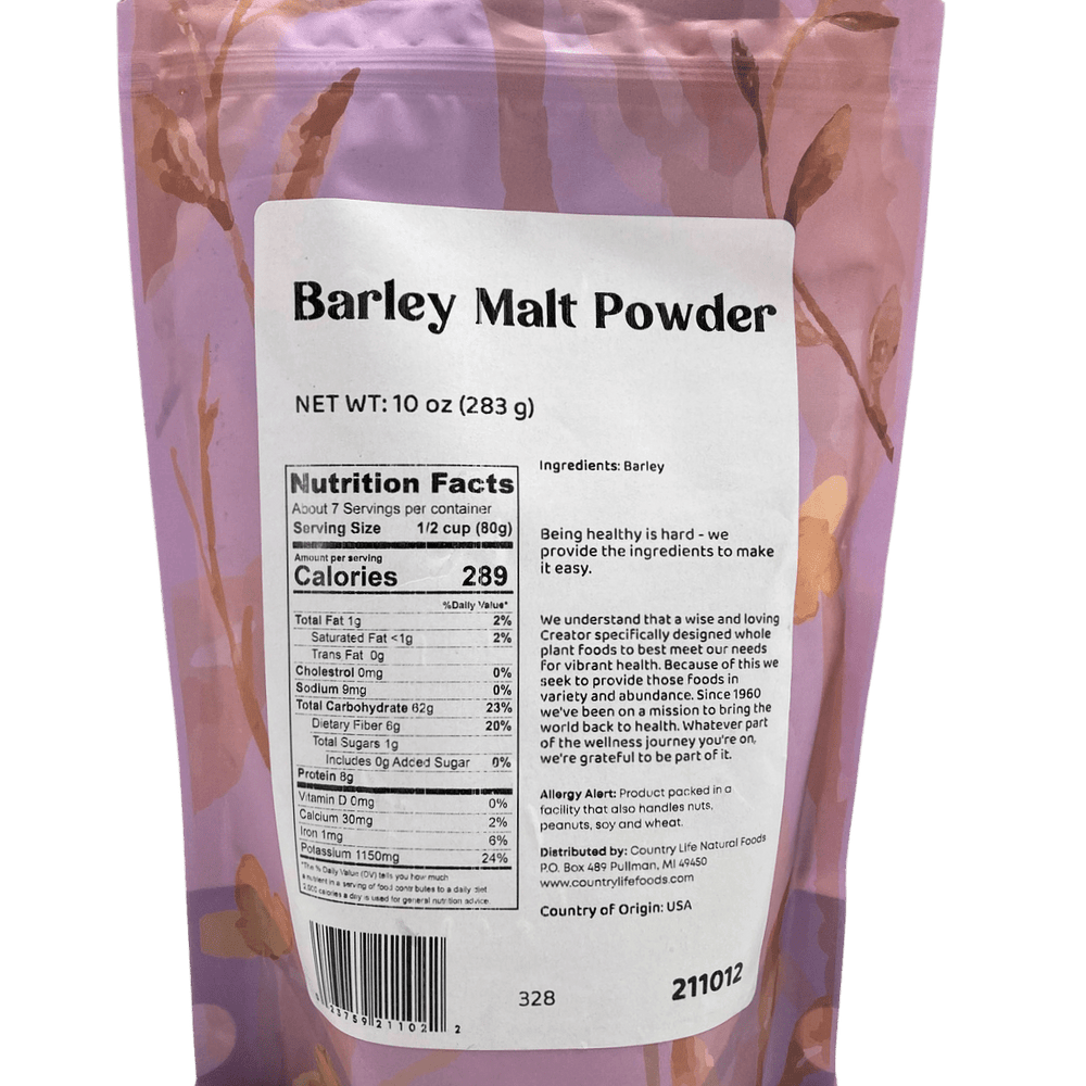 
                  
                    Barley Malt Powder - Country Life Natural Foods
                  
                