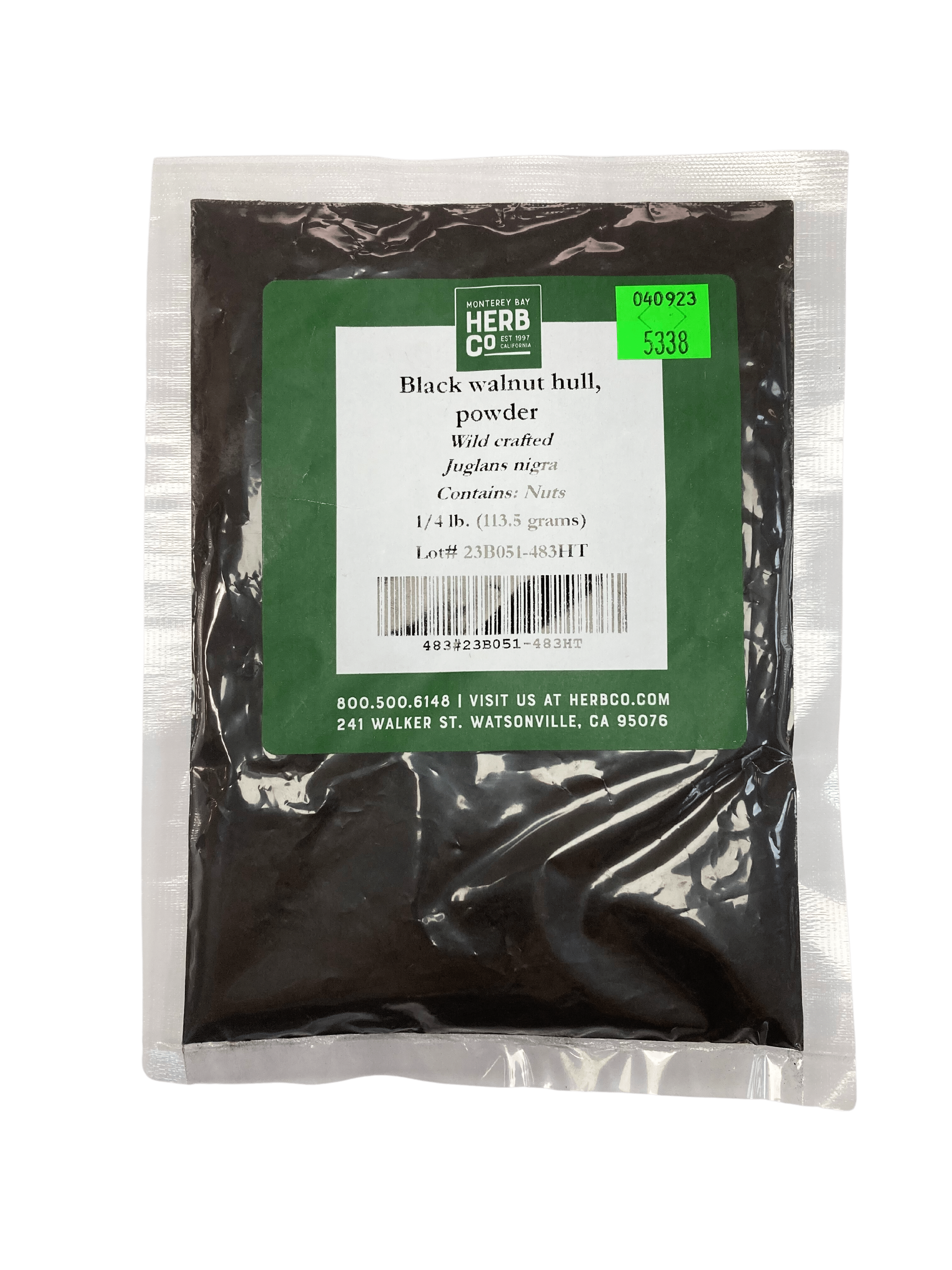 Black Walnut Hull Powder, Herbs - Country Life Natural Foods