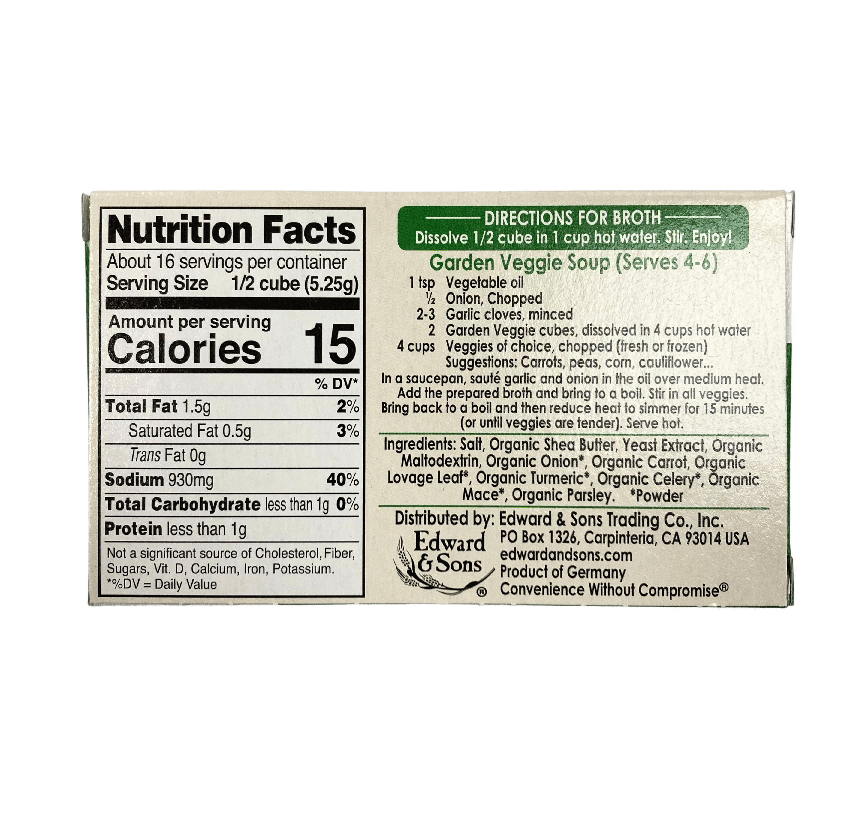 Bouillon Cubes, Vegan, Soups & Broths - Country Life Natural Foods