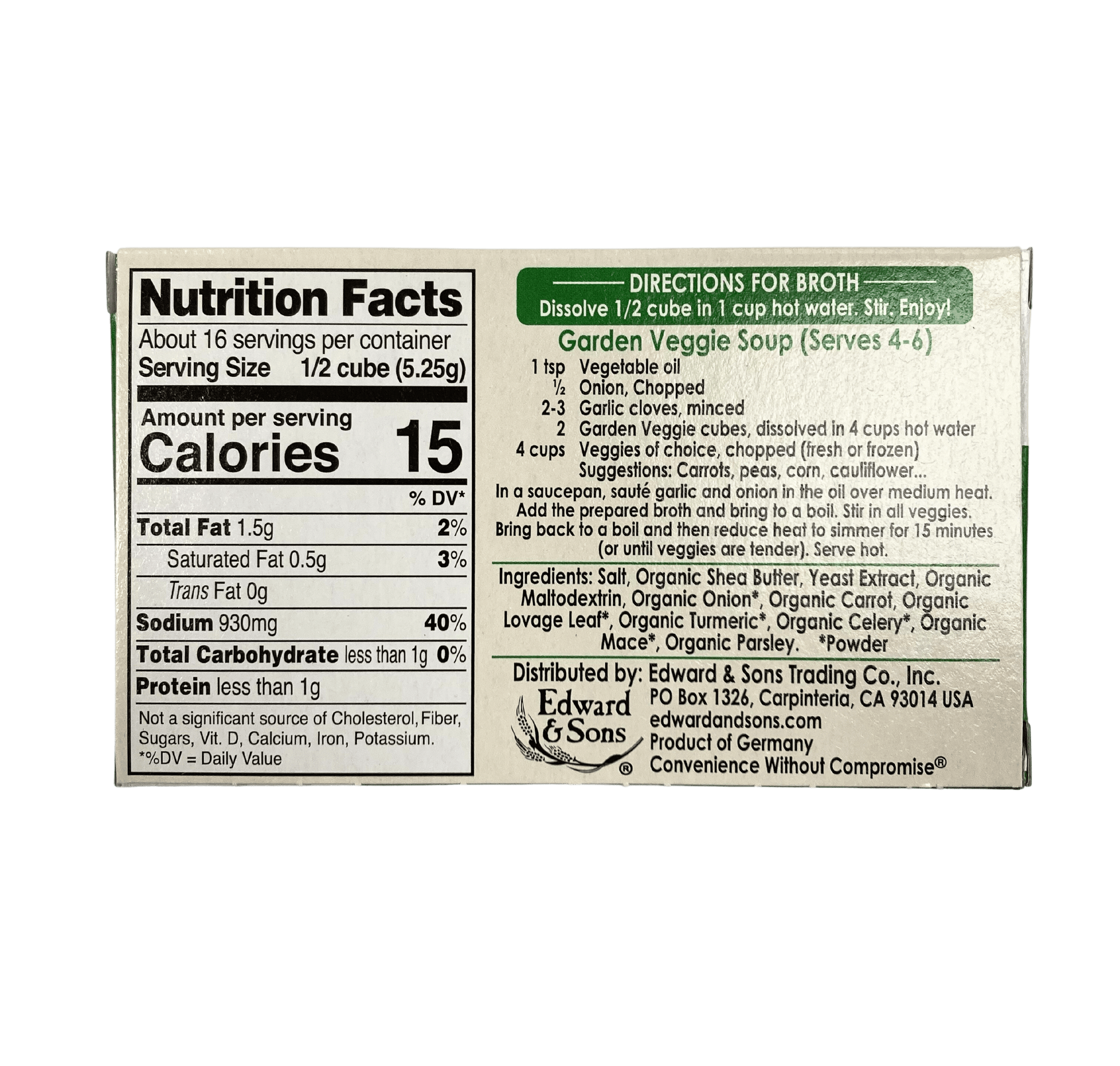 Bouillon Cubes, Vegan, Soups & Broths - Country Life Natural Foods
