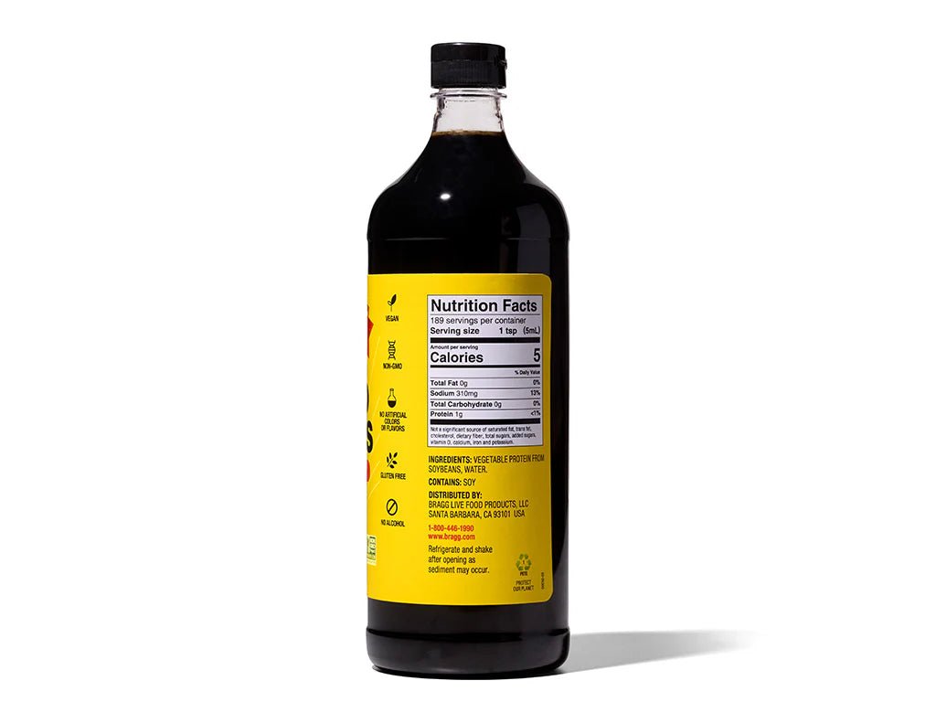 Liquid Aminos, Braggs, Oil & Vinegar - Country Life Natural Foods