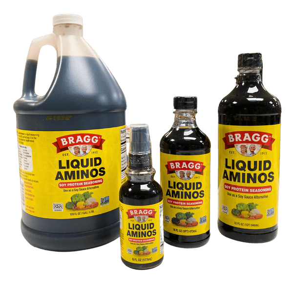 Liquid Aminos, Braggs, Oil & Vinegar - Country Life Natural Foods