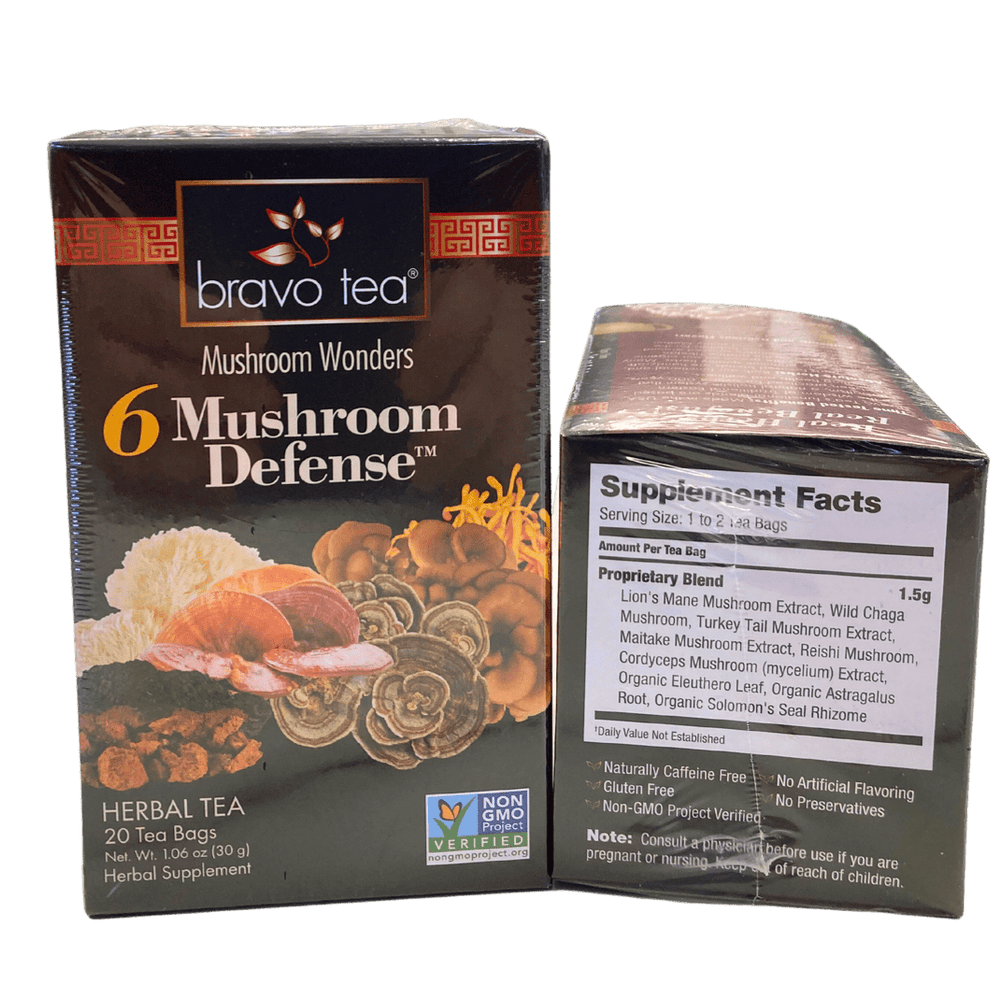 Herbal Tea, Bravo, Mushroom Wonders - Country Life Natural Foods