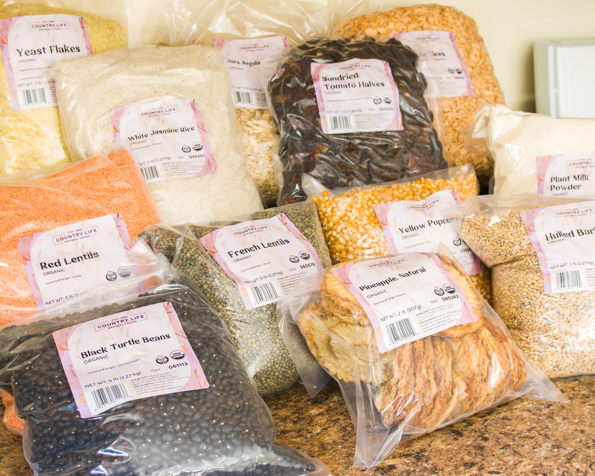 Long-Term Food Supply, Organic, Bundles - Country Life Natural Foods