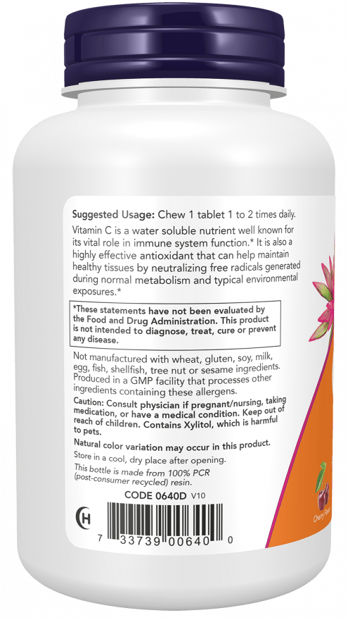 C-500 Chewable Cherry-Berry, Vitamins & Supplements - Country Life Natural Foods