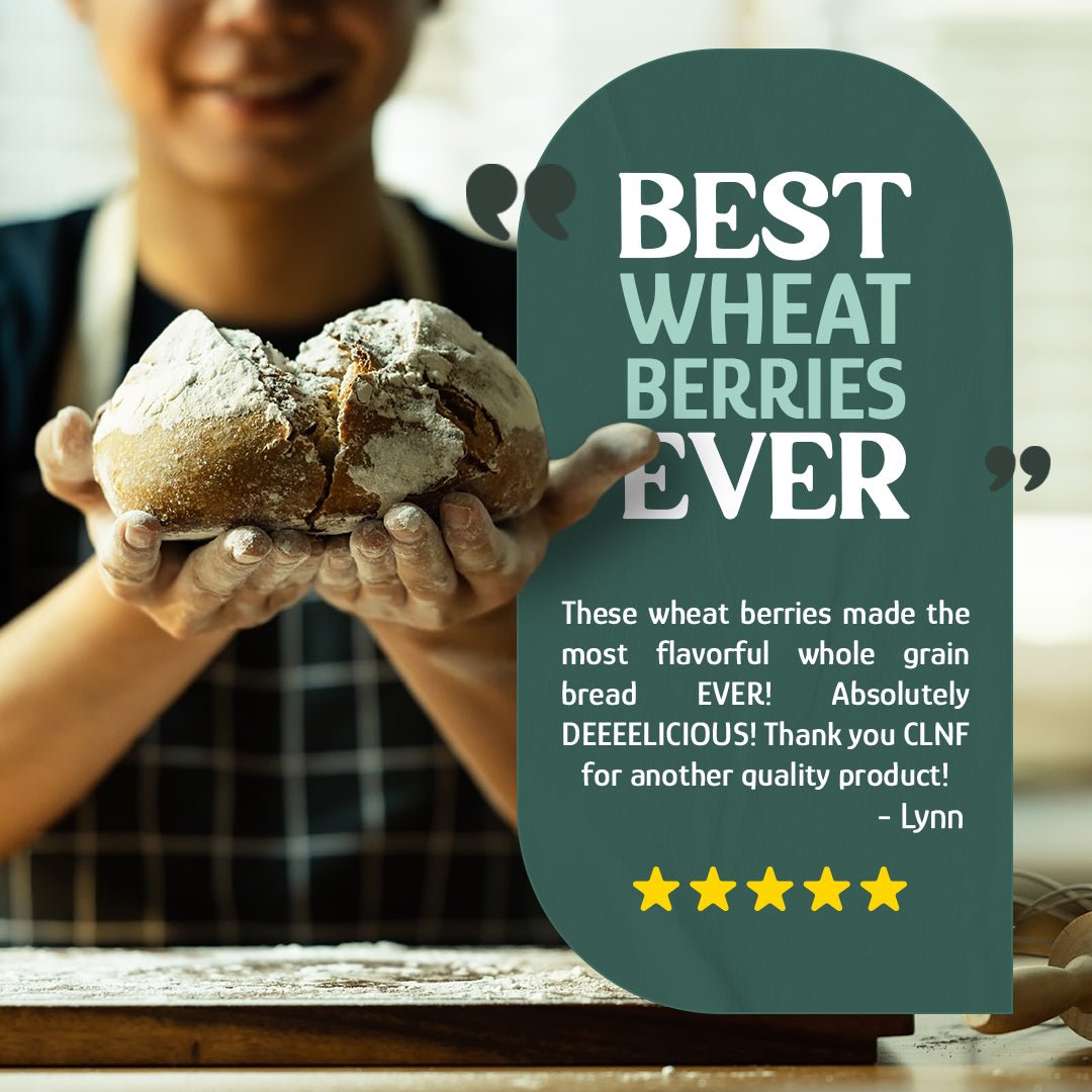 Wheat Berries, Bronze Chief (Red) - Country Life Natural Foods