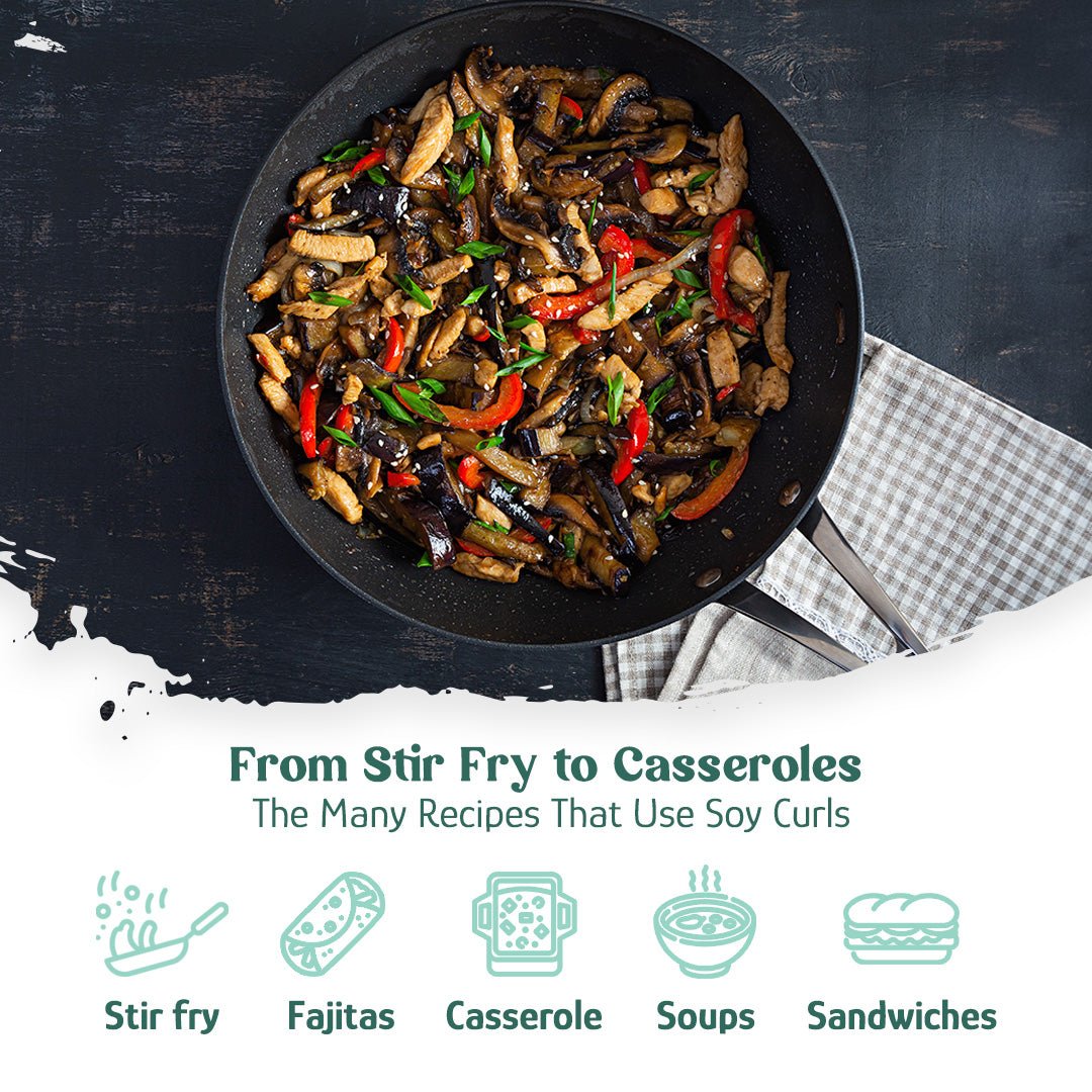 Soy Curls, Non-GMO, Meat Substitutes - Country Life Natural Foods