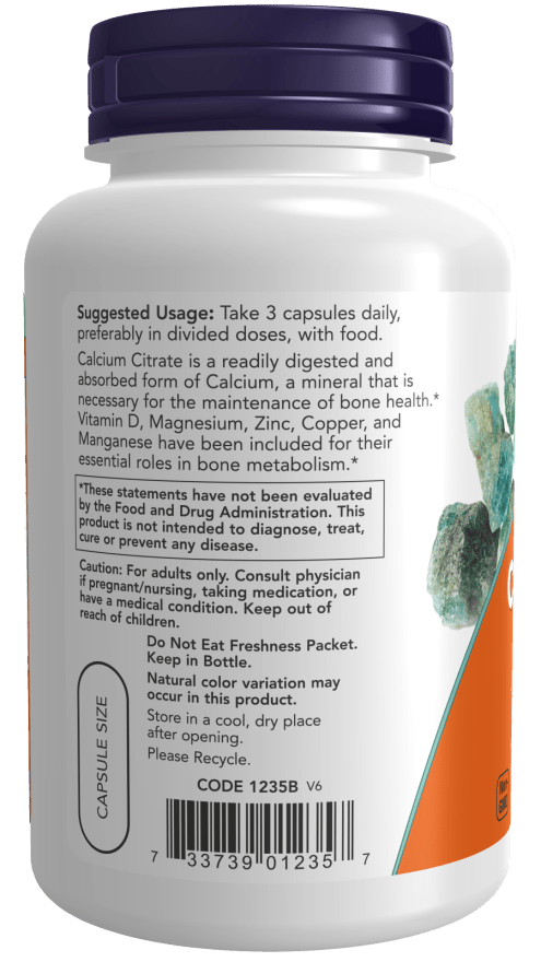 Calcium Citrate, Vitamins & Supplements - Country Life Natural Foods