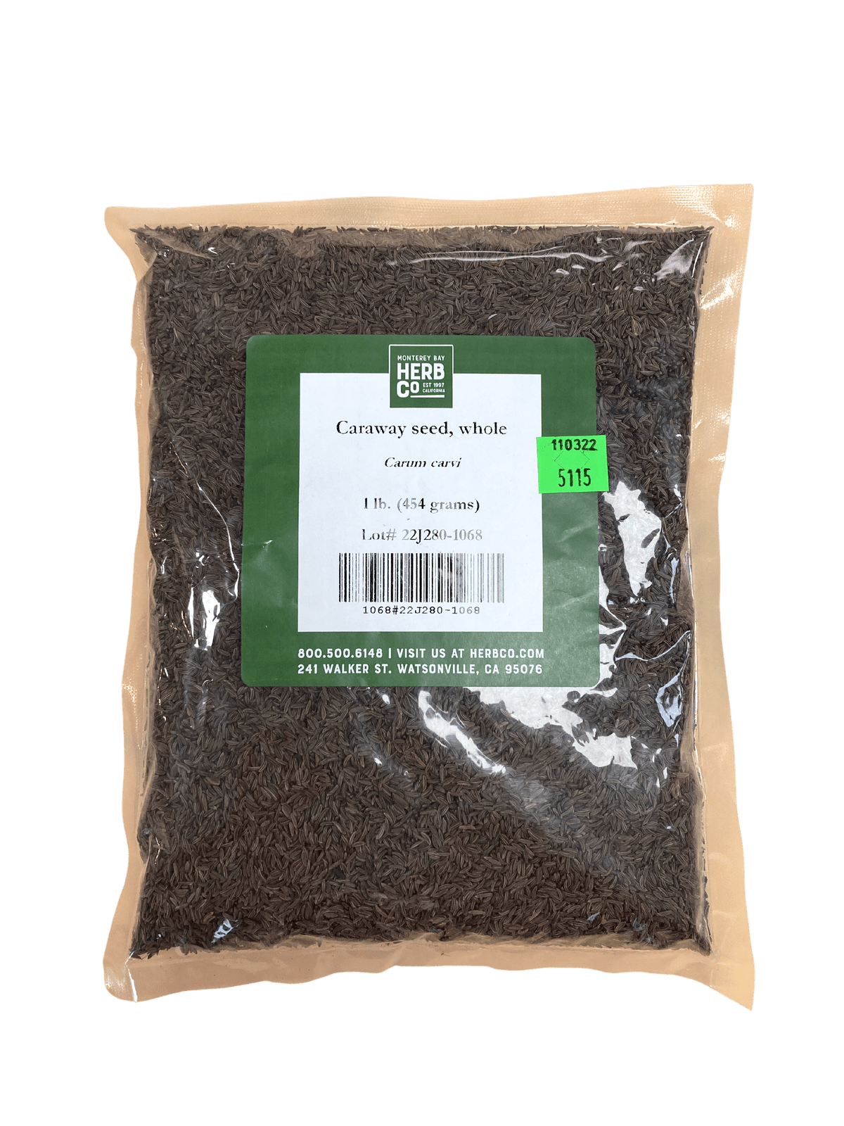 Caraway Seeds, Whole, Herbs Spices & Seasonings - Country Life Natural Foods