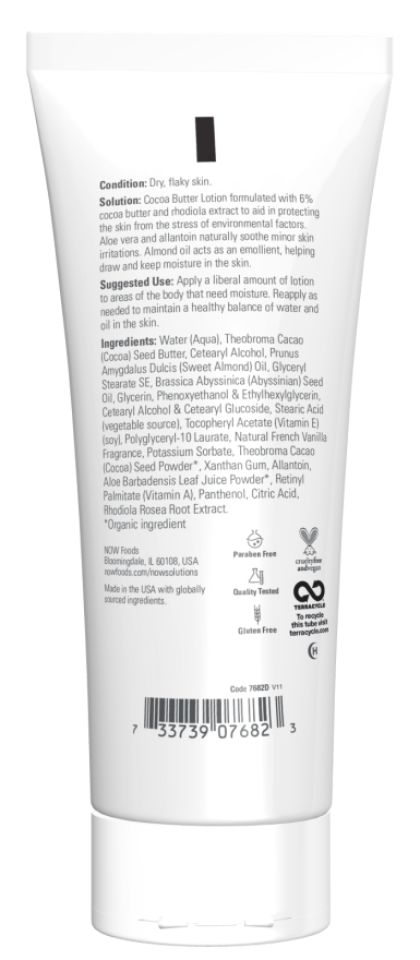 Cocoa Butter Lotion, Lotions Moisturizers & Oils - Country Life Natural Foods