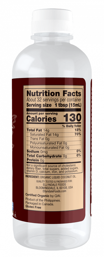 Coconut Cooking Oil, Liquid, Organic, Oil & Vinegar - Country Life Natural Foods