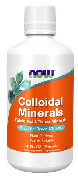 Colloidal Minerals - Essential Trace Minerals, Plant Derived, Unflavored, Vitamins & Supplements - Country Life Natural Foods