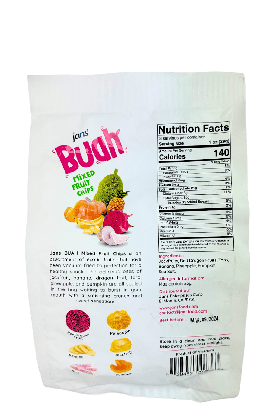 Freeze Dried Mixed Fruit Chips - Country Life Natural Foods