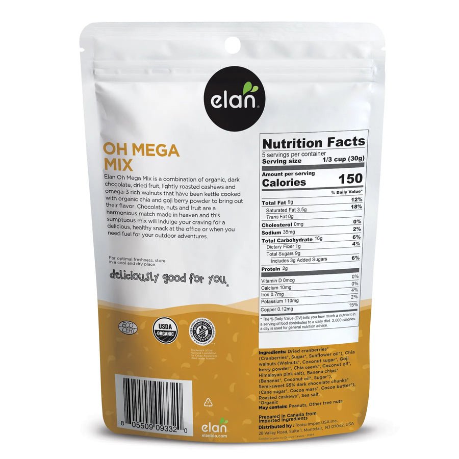 Oh Mega Mix, Elan, Trail Mix - Country Life Natural Foods