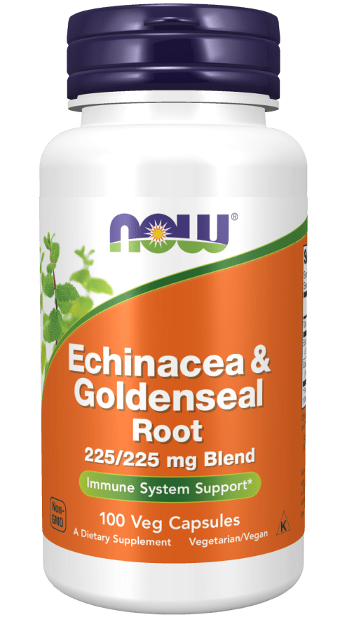 Echinacea And Goldenseal Root 225/225mg Blend, Vitamins & Supplements - Country Life Natural Foods