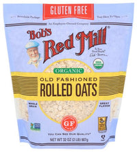 Oats, Regular Rolled, Gluten - Free, Organic, Bob's Red Mill - Country Life Natural Foods