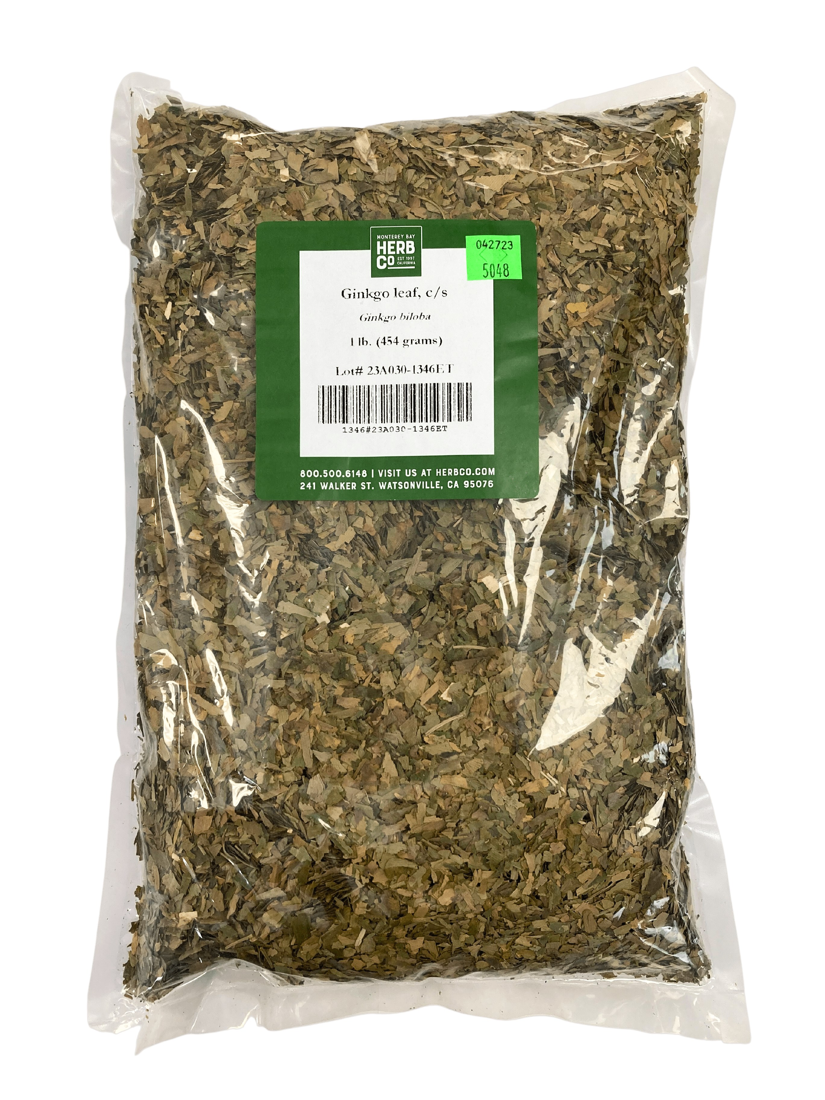 Ginkgo Leaf, Cut, Sifted, Herbs - Country Life Natural Foods