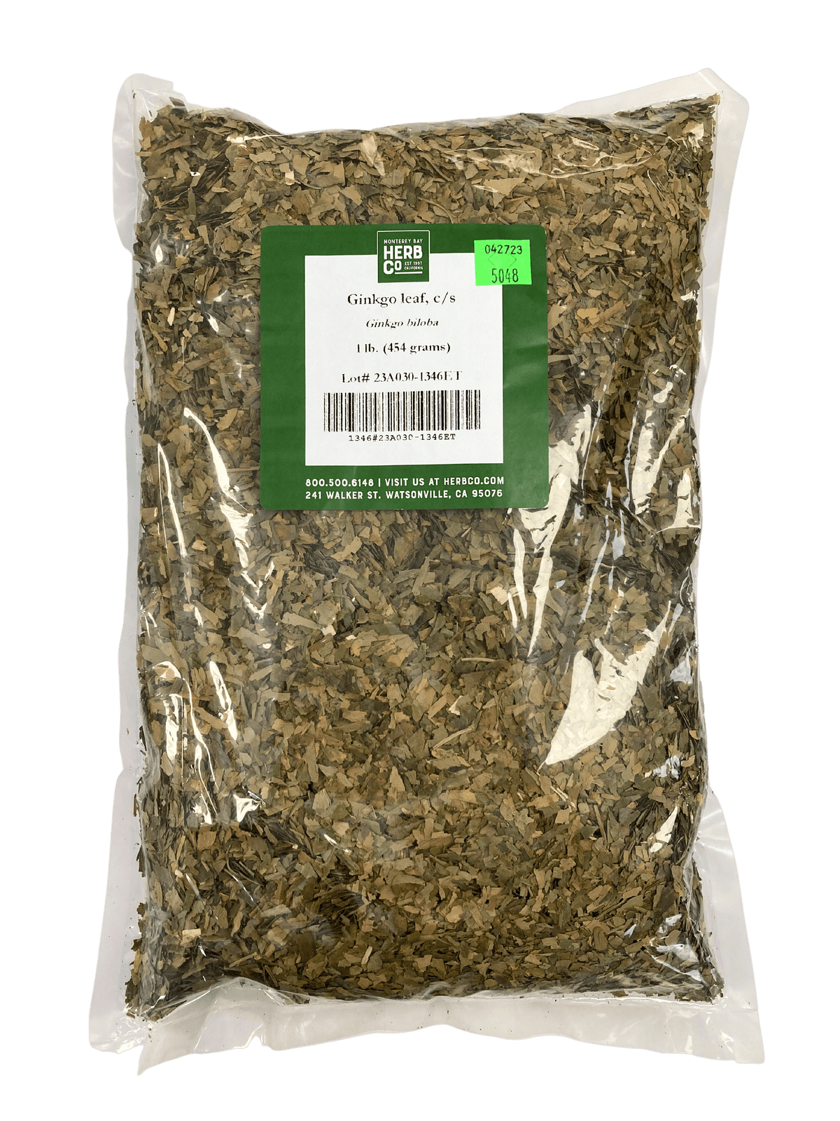 Ginkgo Leaf, Cut, Sifted, Herbs - Country Life Natural Foods