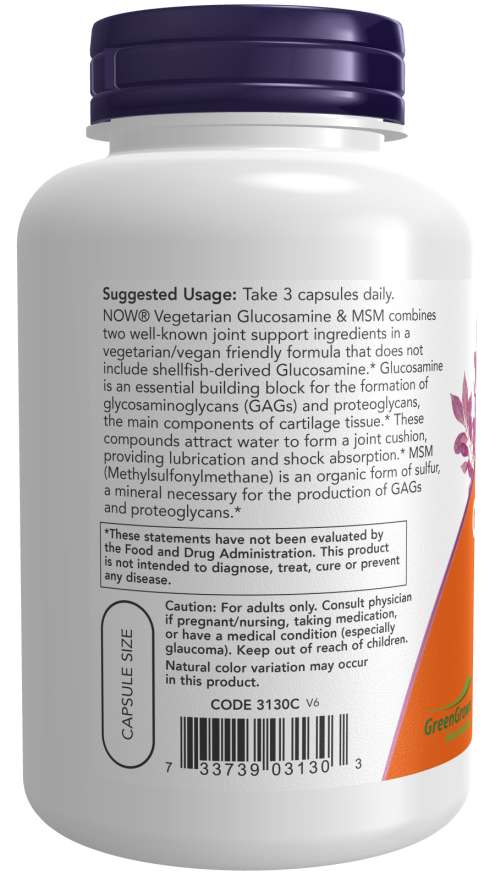 Glucosamine & MSM, Vitamins & Supplements - Country Life Natural Foods