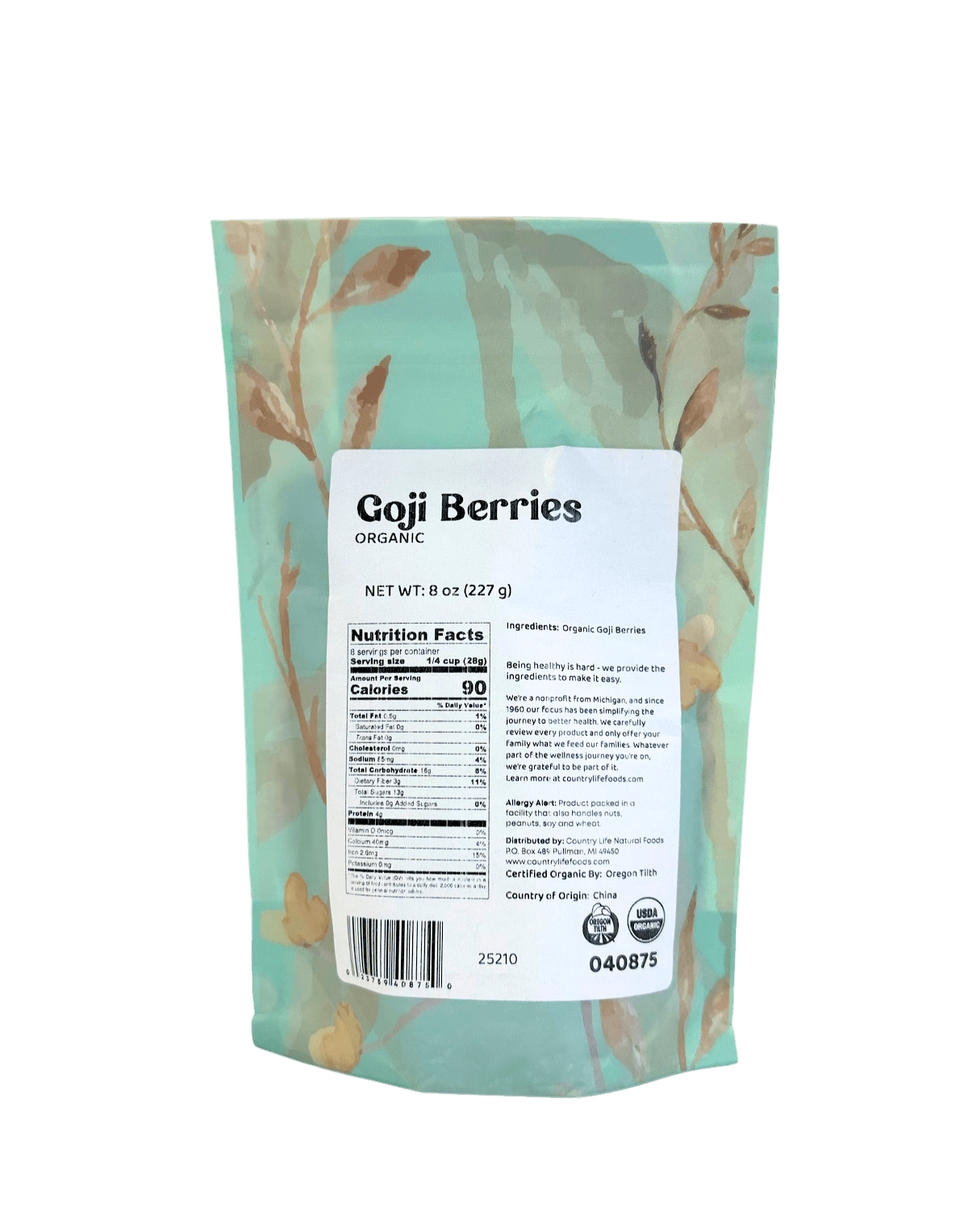 Goji Berries, Organic - Country Life Natural Foods