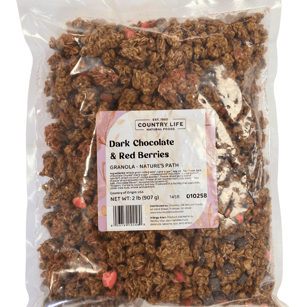 Granola, Dark Chocolate & Red Berries, Nature's Path - Country Life Natural Foods