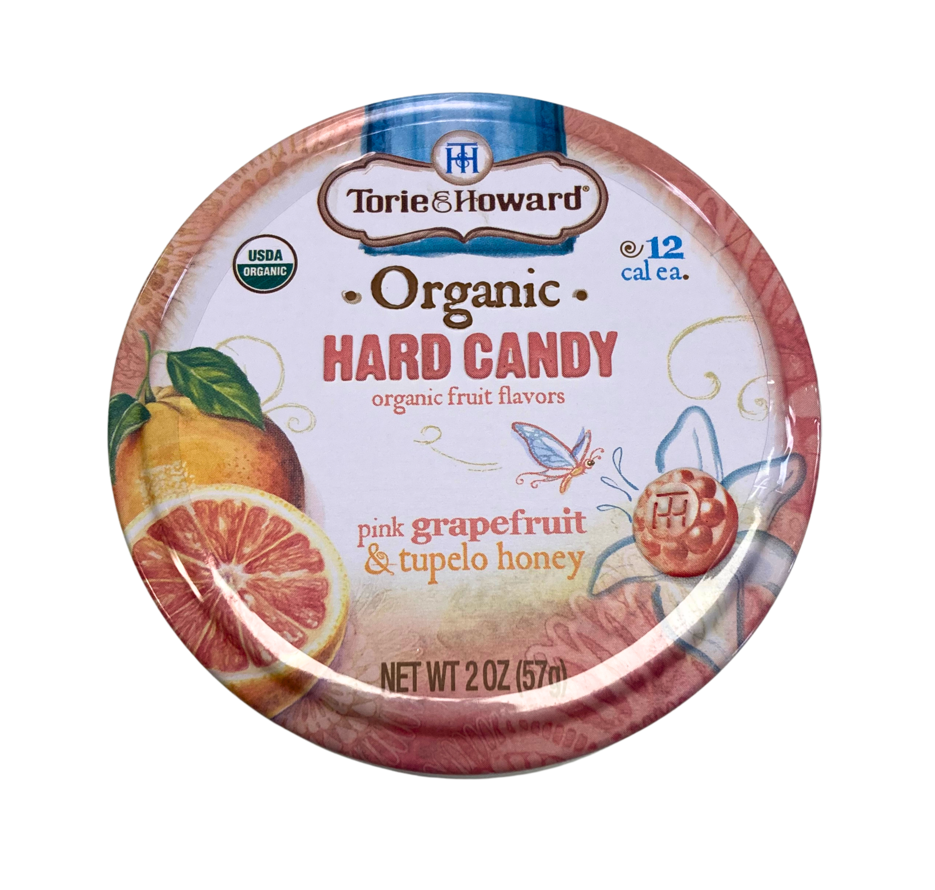 Hard Candy, Organic, Pink Grapefruit & Tupelo Honey, Candy - Country Life Natural Foods