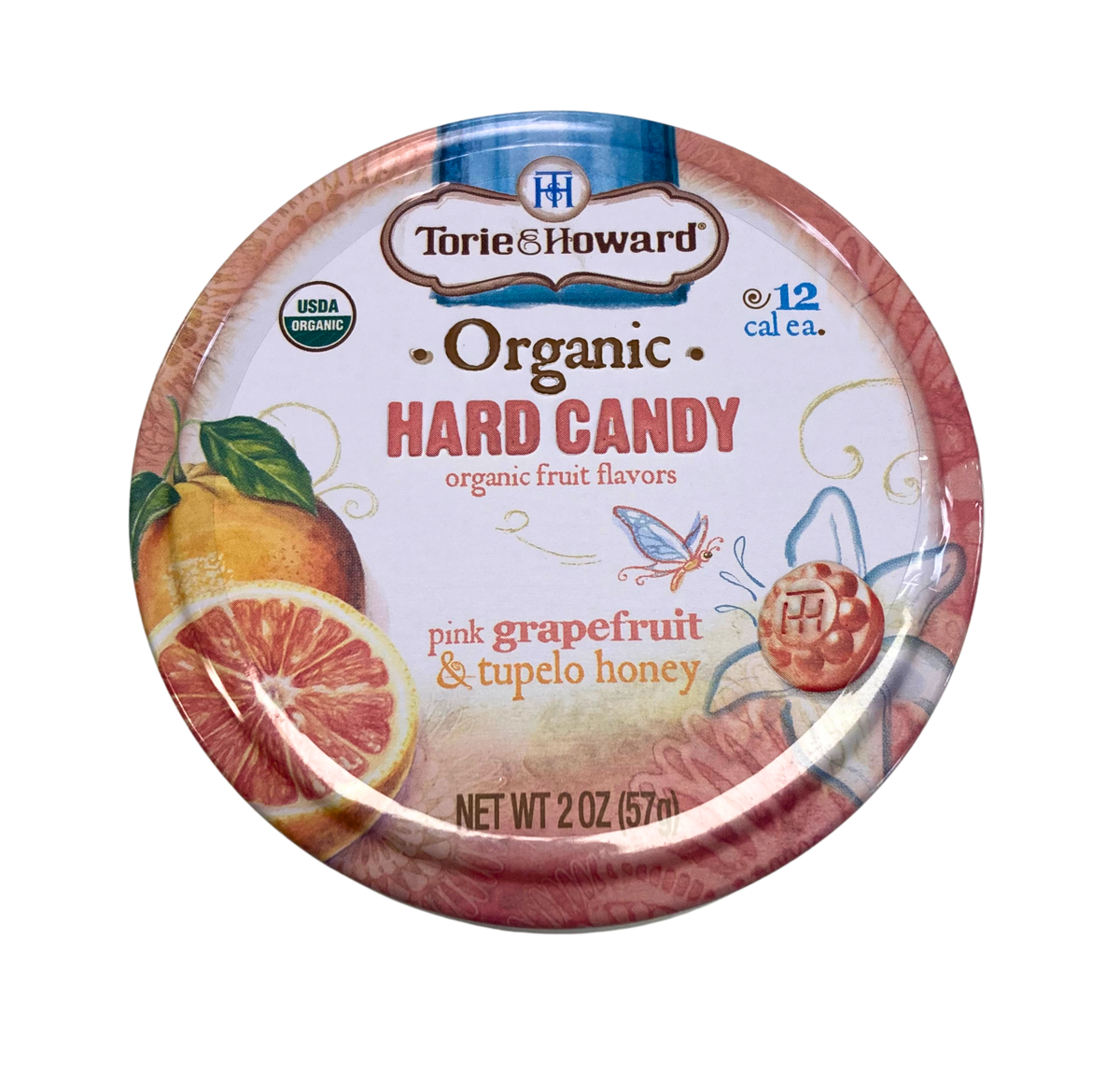 Hard Candy, Organic, Pink Grapefruit & Tupelo Honey, Candy - Country Life Natural Foods
