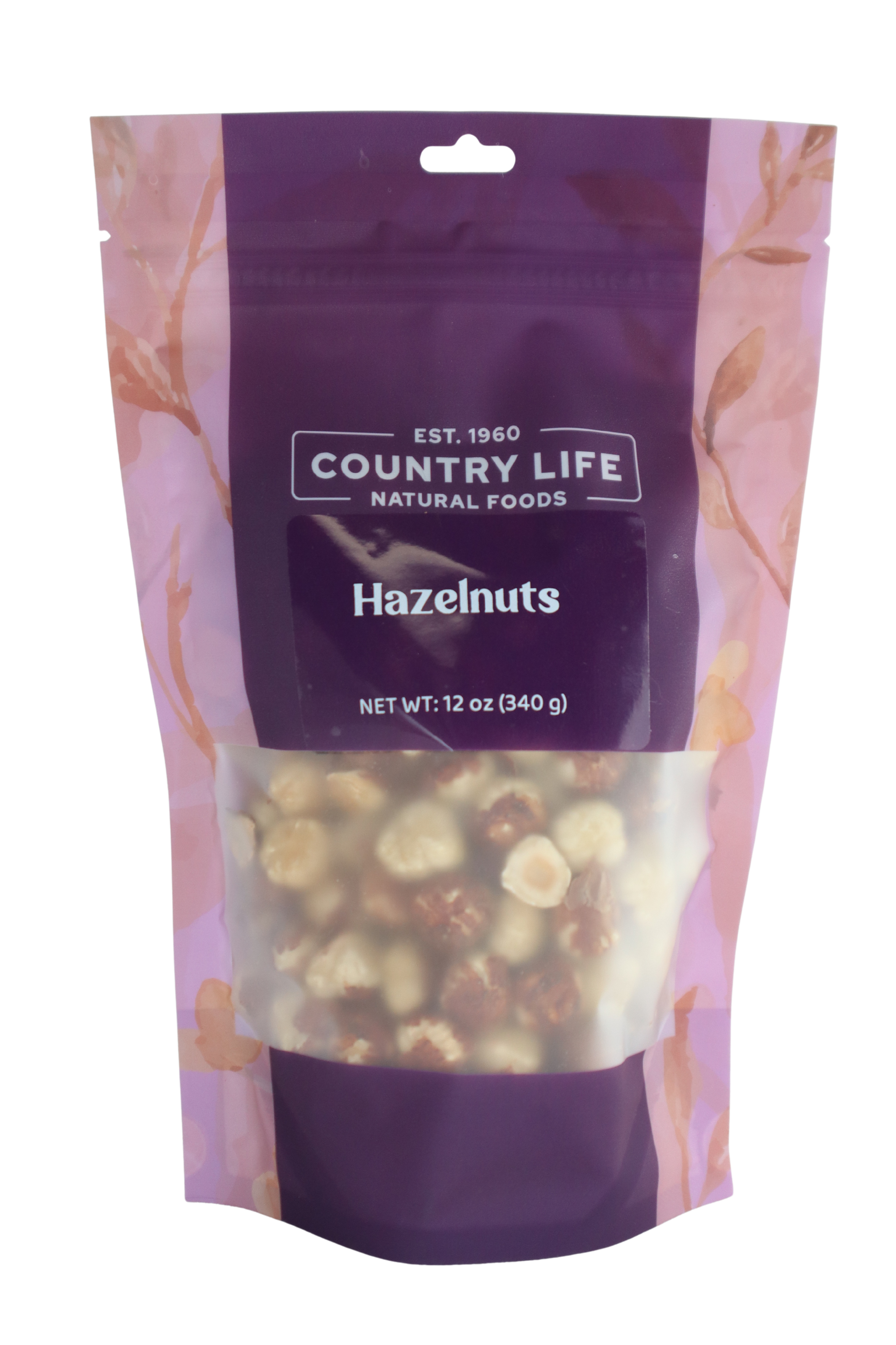 Hazelnuts, Whole, Raw, Large