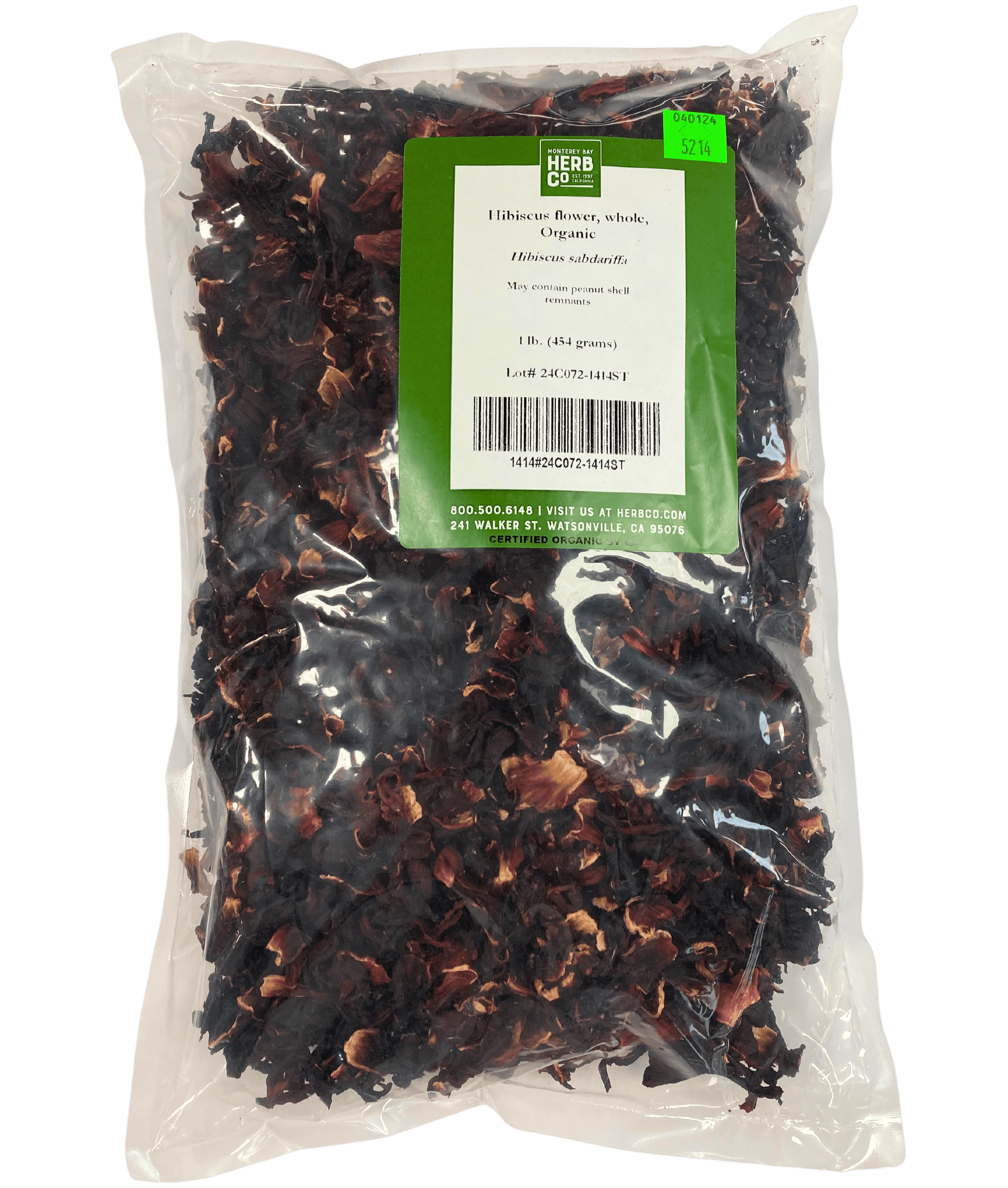 Hibiscus Flowers, Organic, Herbs - Country Life Natural Foods