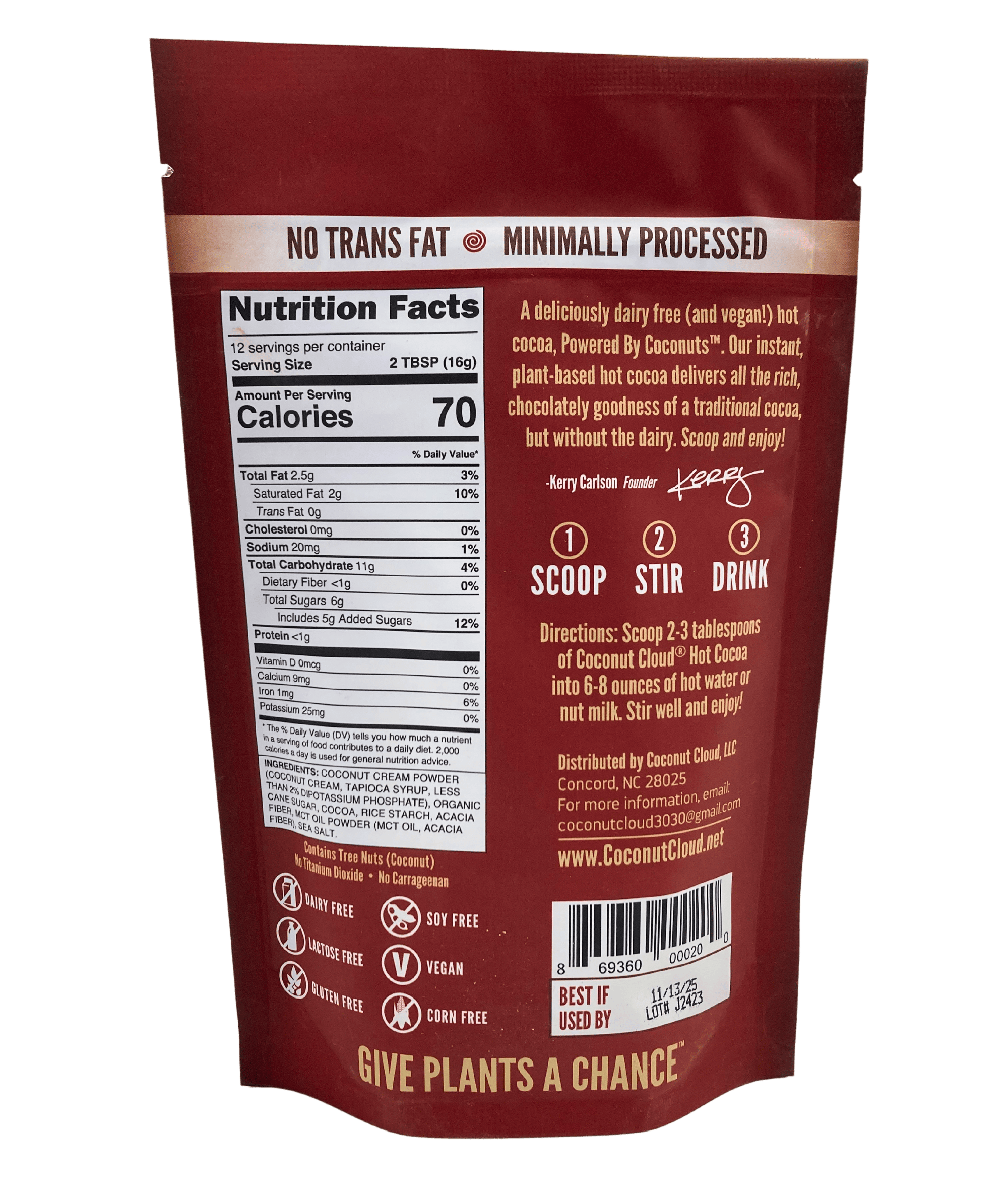 Hot Cocoa Beverage Mix, Instant, Vegan, Coffee Substitutes - Country Life Natural Foods