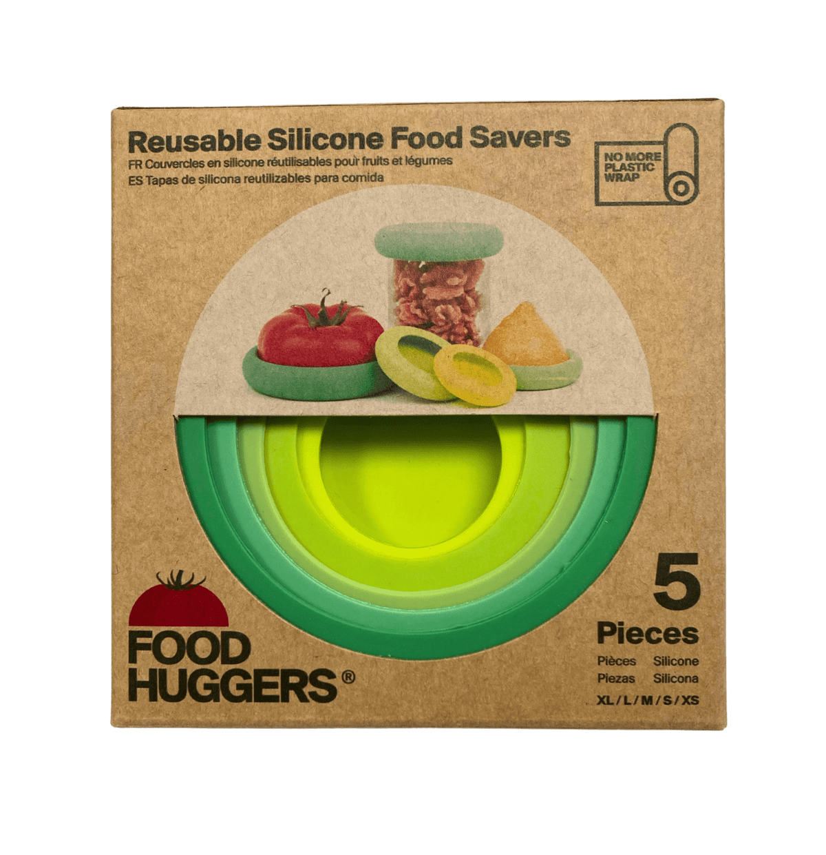 Food Savers, Silicone, Reusable, Food Huggers, Kitchen Tools & Utensils - Country Life Natural Foods