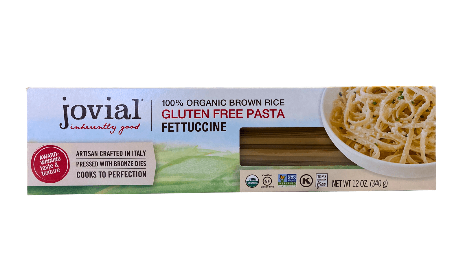 Fettuccine, Brown Rice, Organic, Jovial, Gluten-Free, Pasta & Noodles - Country Life Natural Foods