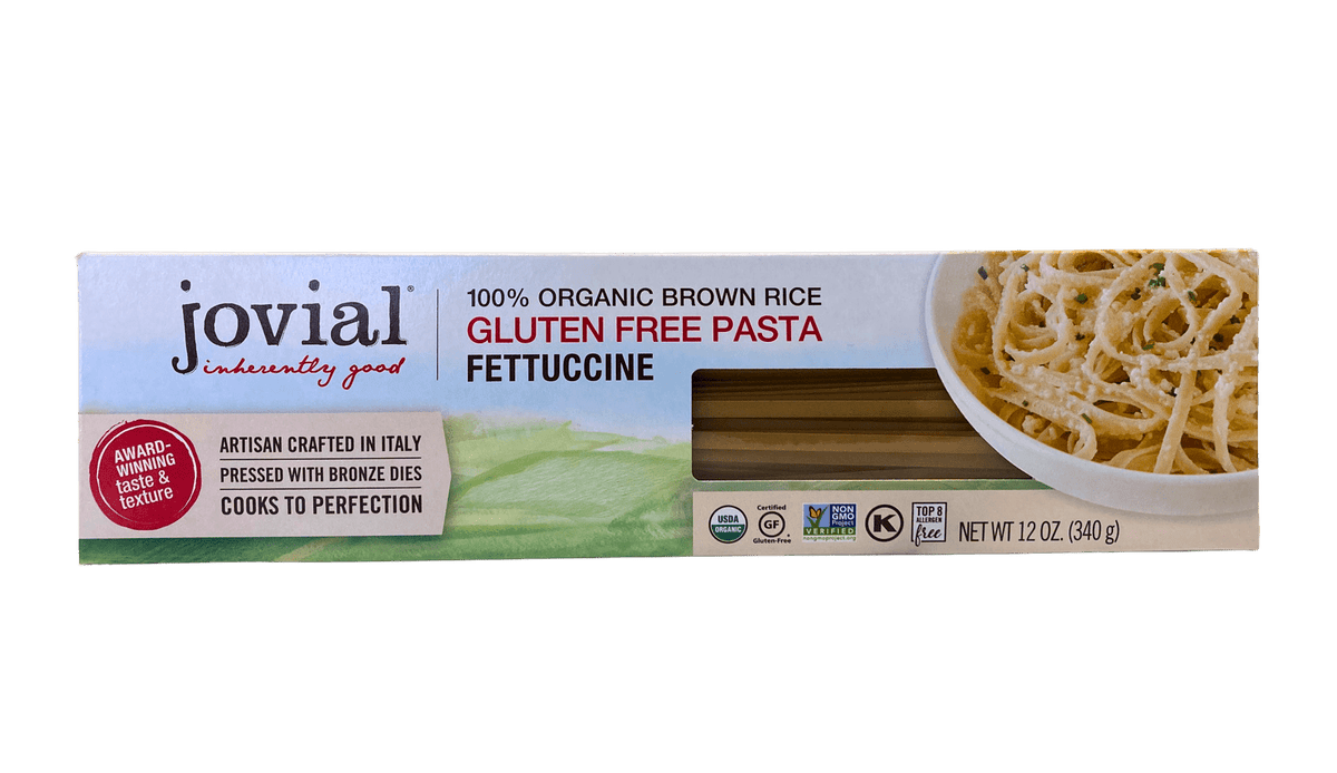 Fettuccine, Brown Rice, Organic, Jovial, Gluten-Free, Pasta & Noodles - Country Life Natural Foods