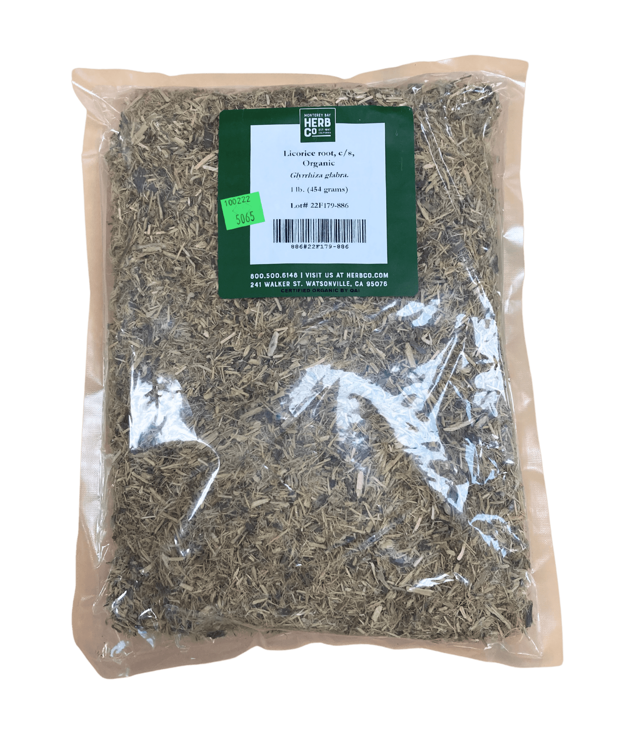 Licorice Root, Organic, Cut, Sifted, Herbs - Country Life Natural Foods