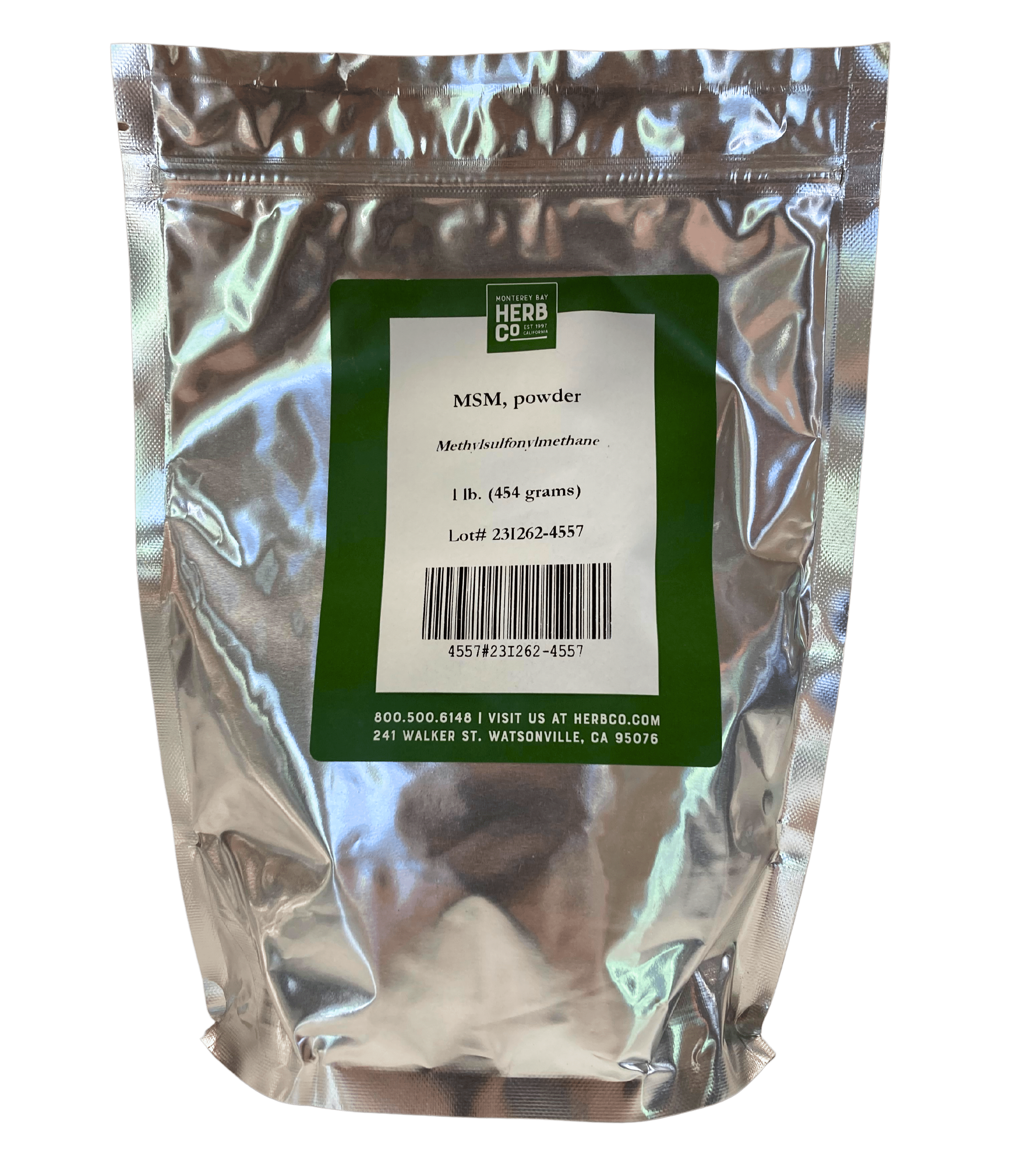 MSM, Pure, Powder, Herbs - Country Life Natural Foods
