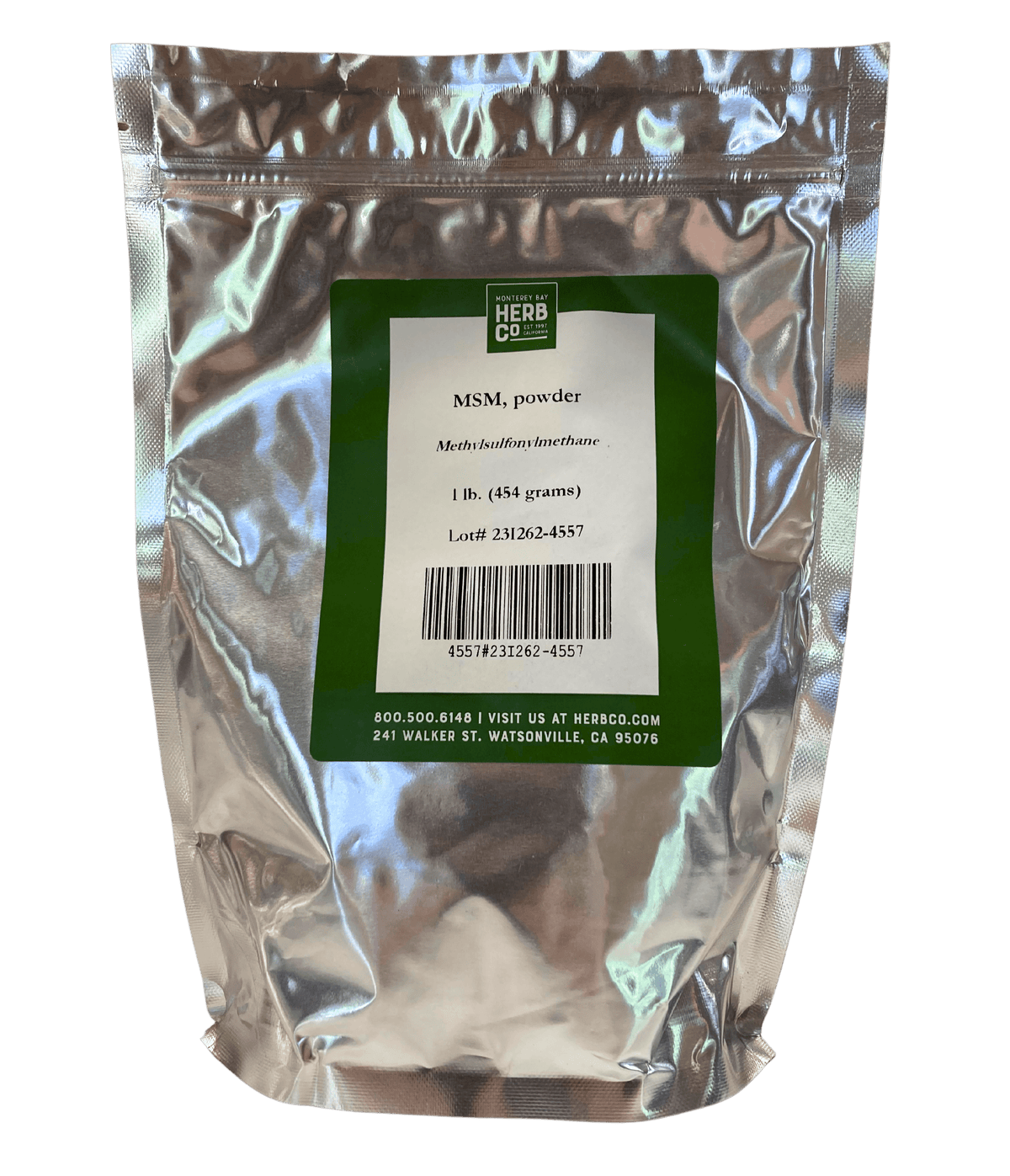 MSM, Pure, Powder, Herbs - Country Life Natural Foods